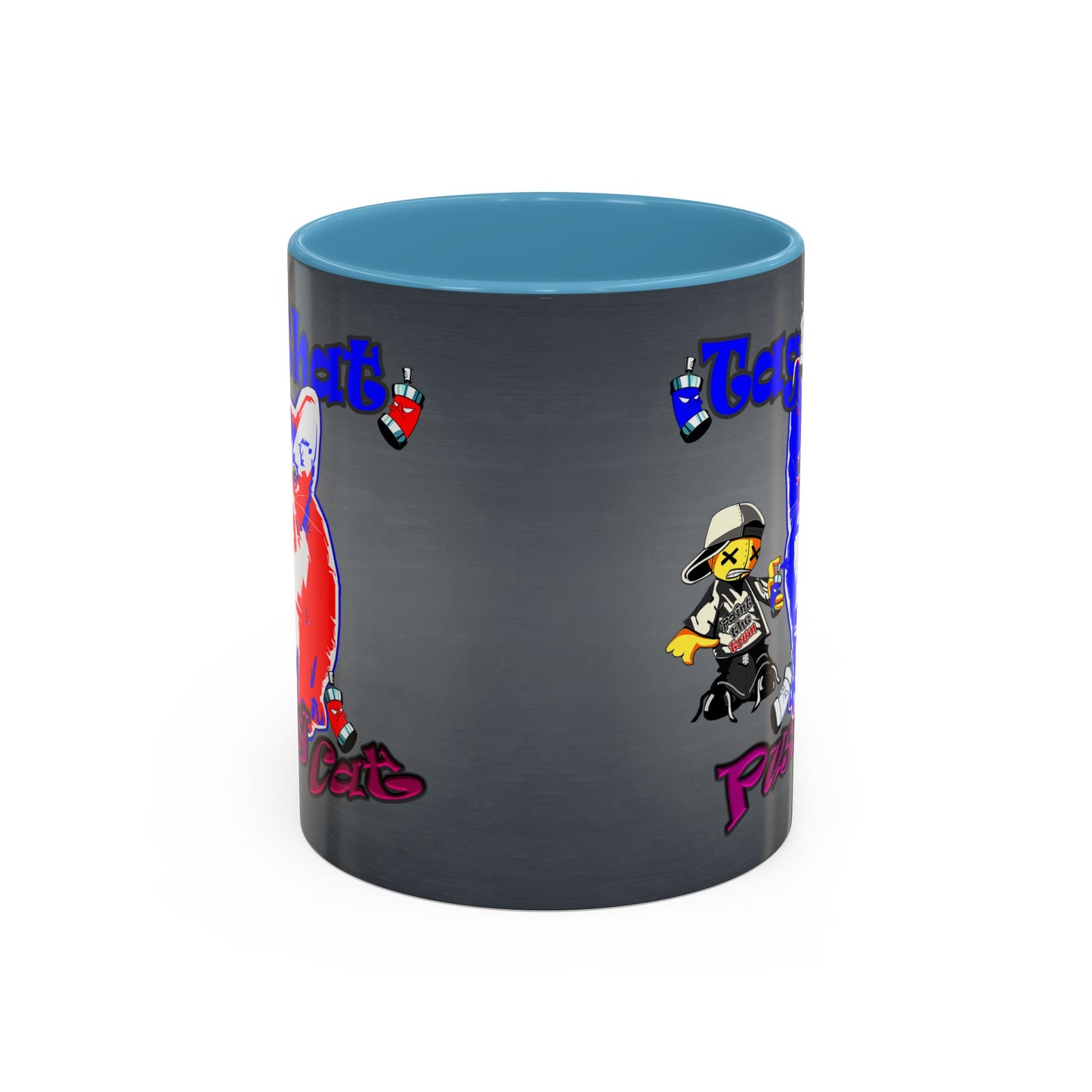 tag that - Accent Mug (grey-light grey)