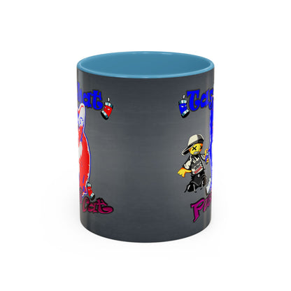 tag that - Accent Mug (grey-light grey)