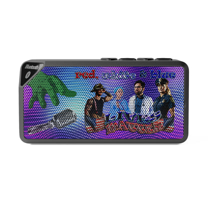 rw&b lives matter - Jabba Bluetooth Speaker (purple wave)