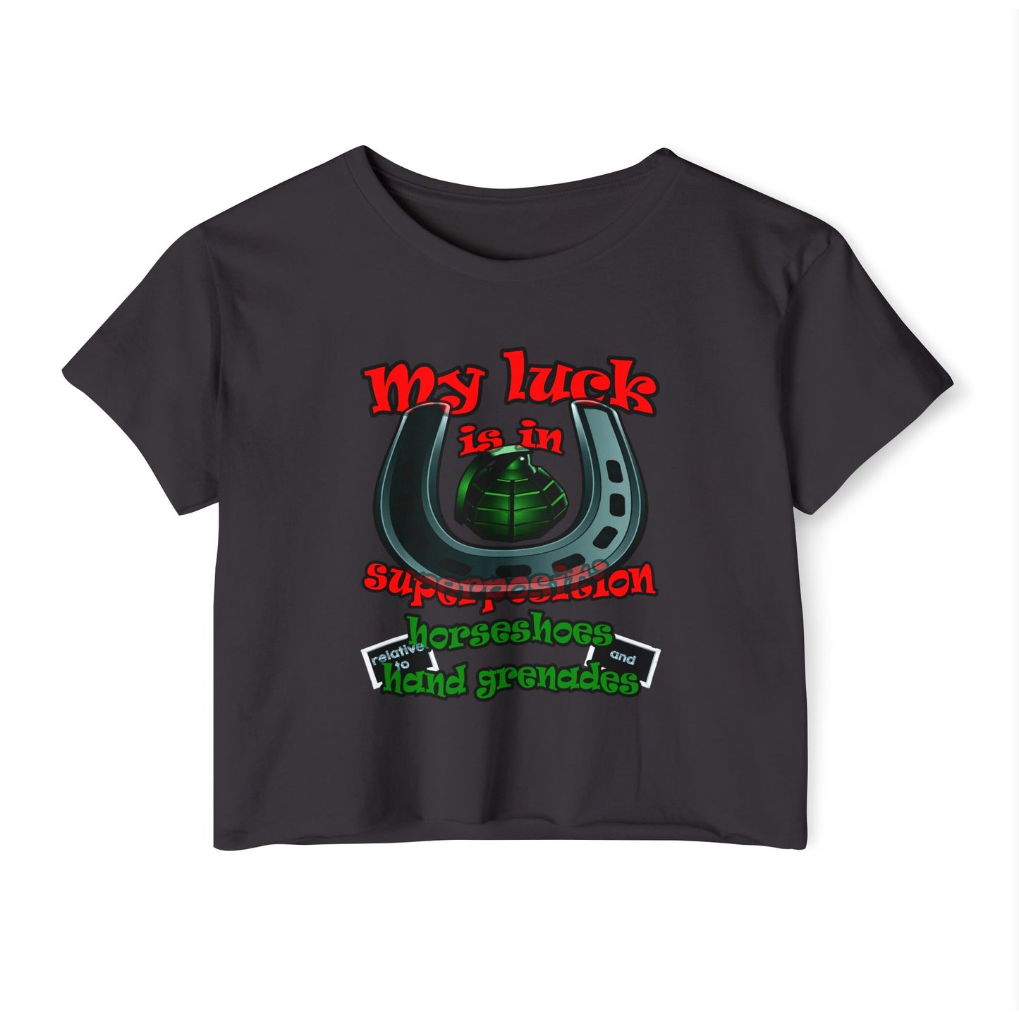 my luck - Women's Festival Crop Top