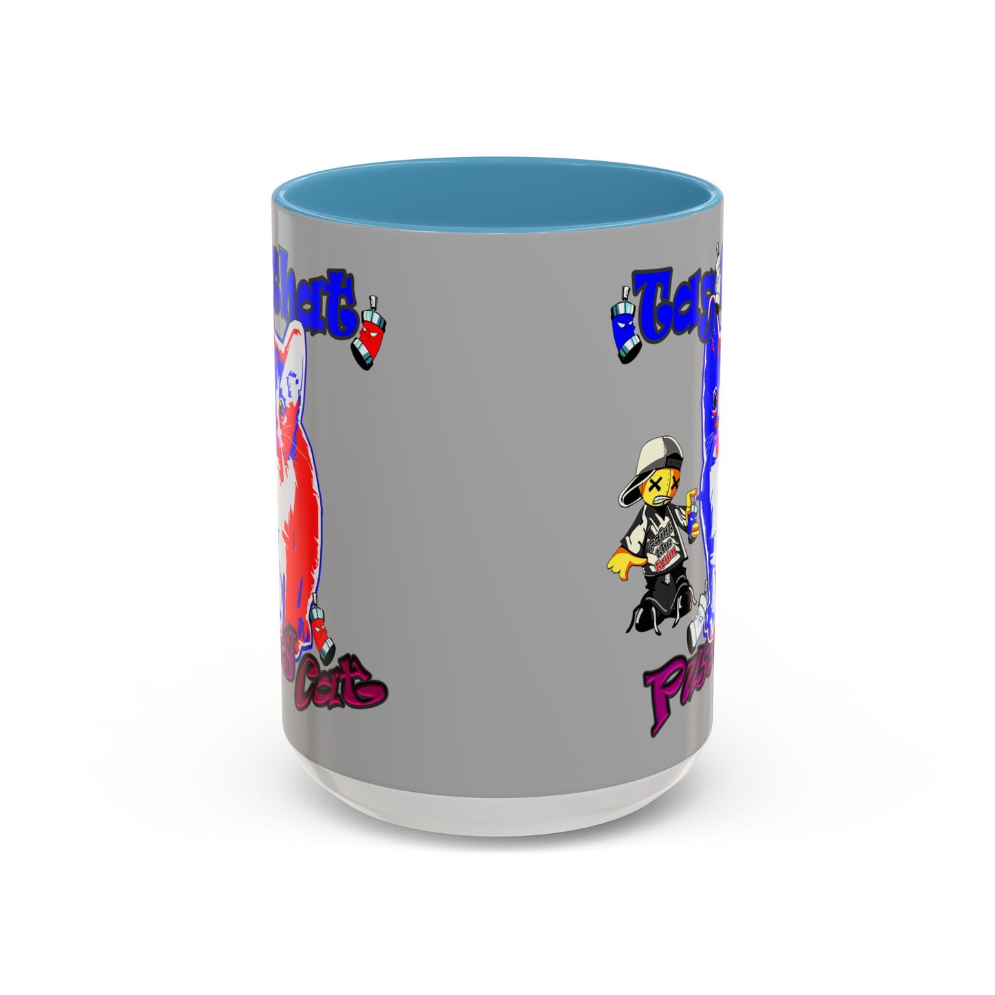 tag that - Accent Mug (light grey)