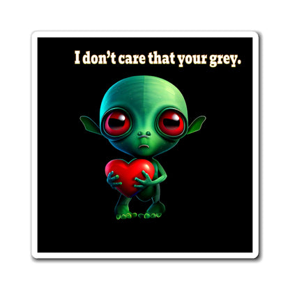 I don't care that your grey - Magnets - (black)