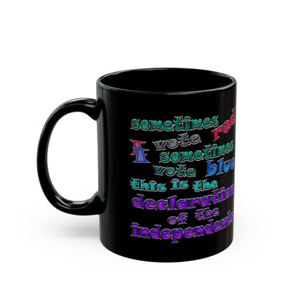 declaration of the independents - Black Mug (black)
