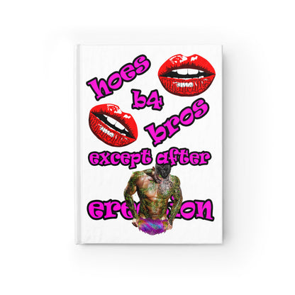 hoes b4 bros - journal-blank (white)