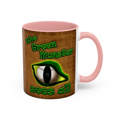 green monster - Accent Mug (brown papyrus)