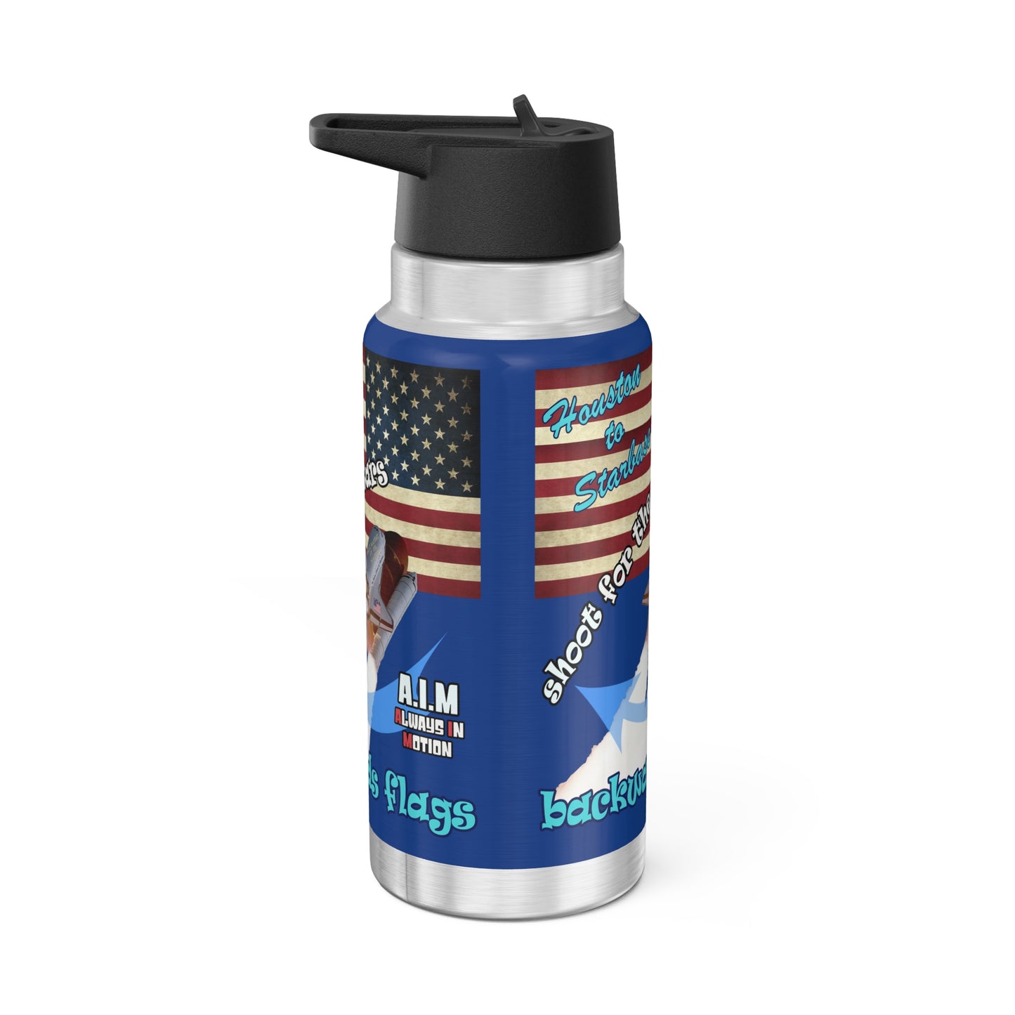shoot for the stars - Gator Tumbler, 32oz (dark blue)
