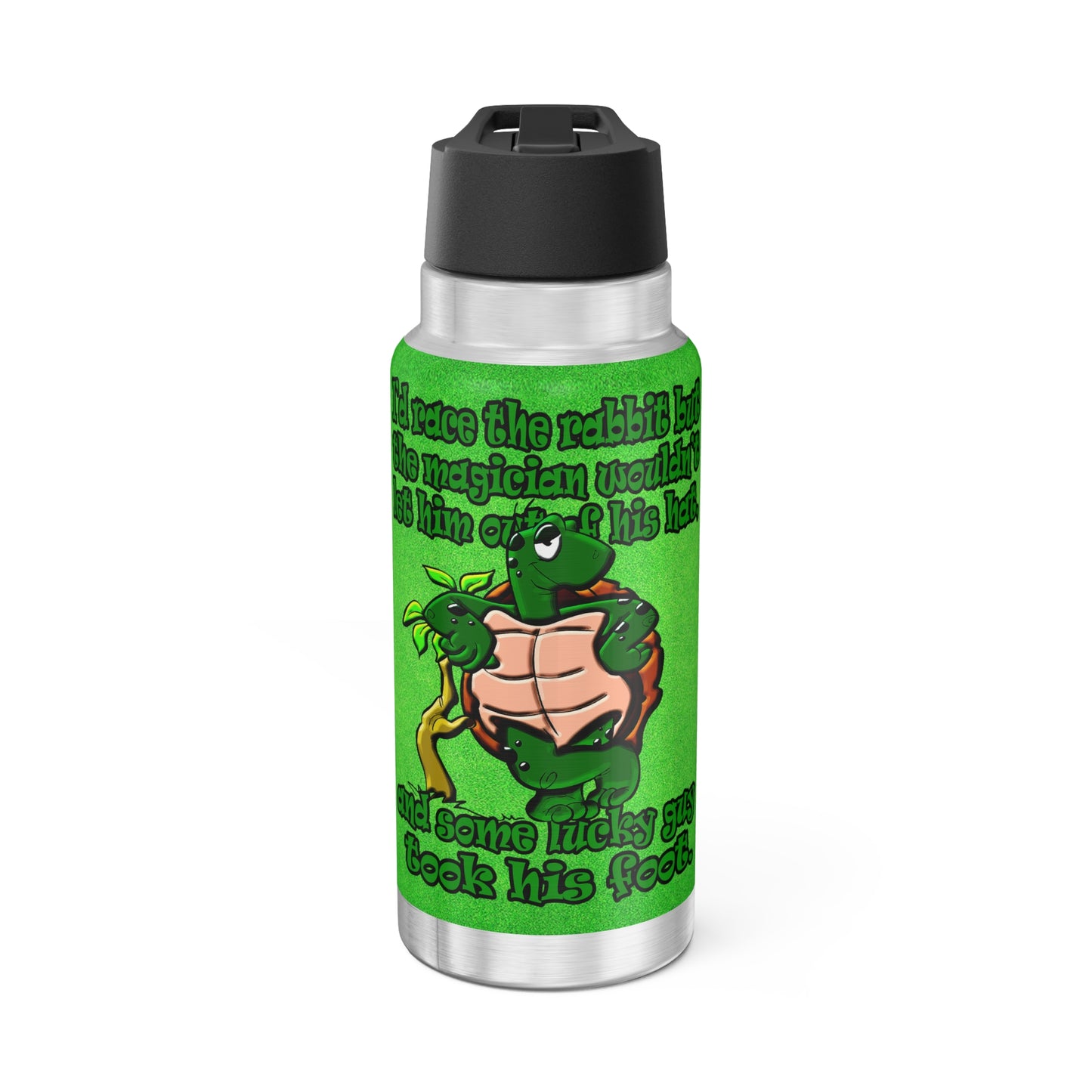 turtle race - Gator Tumbler, 32oz  (green turf)