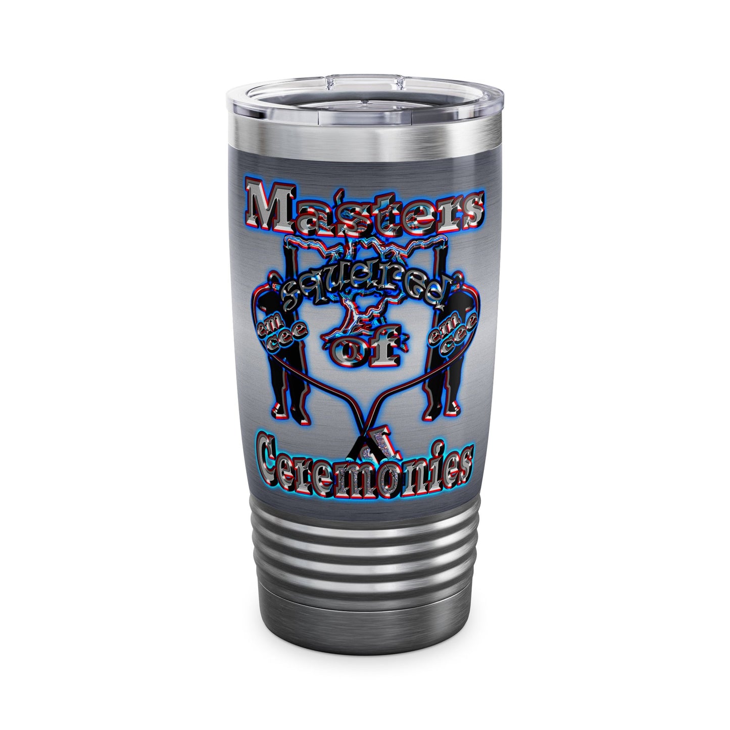em cee squared - Ringneck Tumbler, 20oz (brushed nickel)