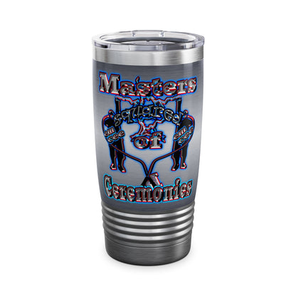 em cee squared - Ringneck Tumbler, 20oz (brushed nickel)