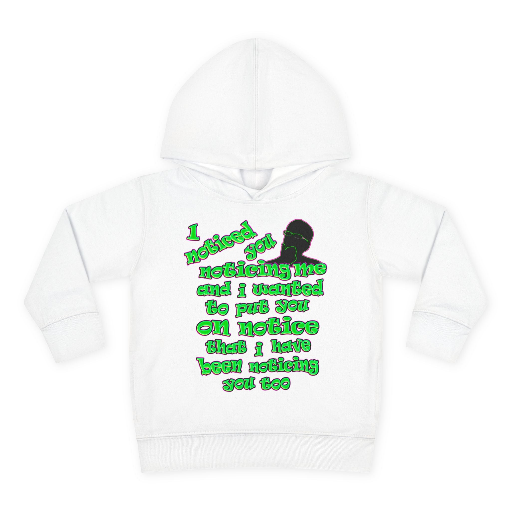 noticed you noticing - Toddler Pullover Fleece Hoodie