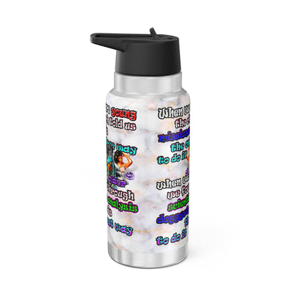doggystyle - Gator Tumbler, 32oz  (white marble)