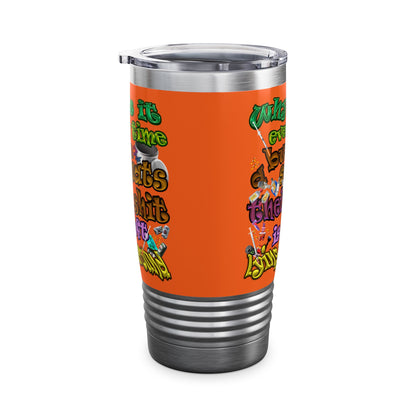 the bum's shit - Ringneck Tumbler, 20oz (orange)