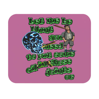 og - Mouse Pad (Rectangle) (light pink)