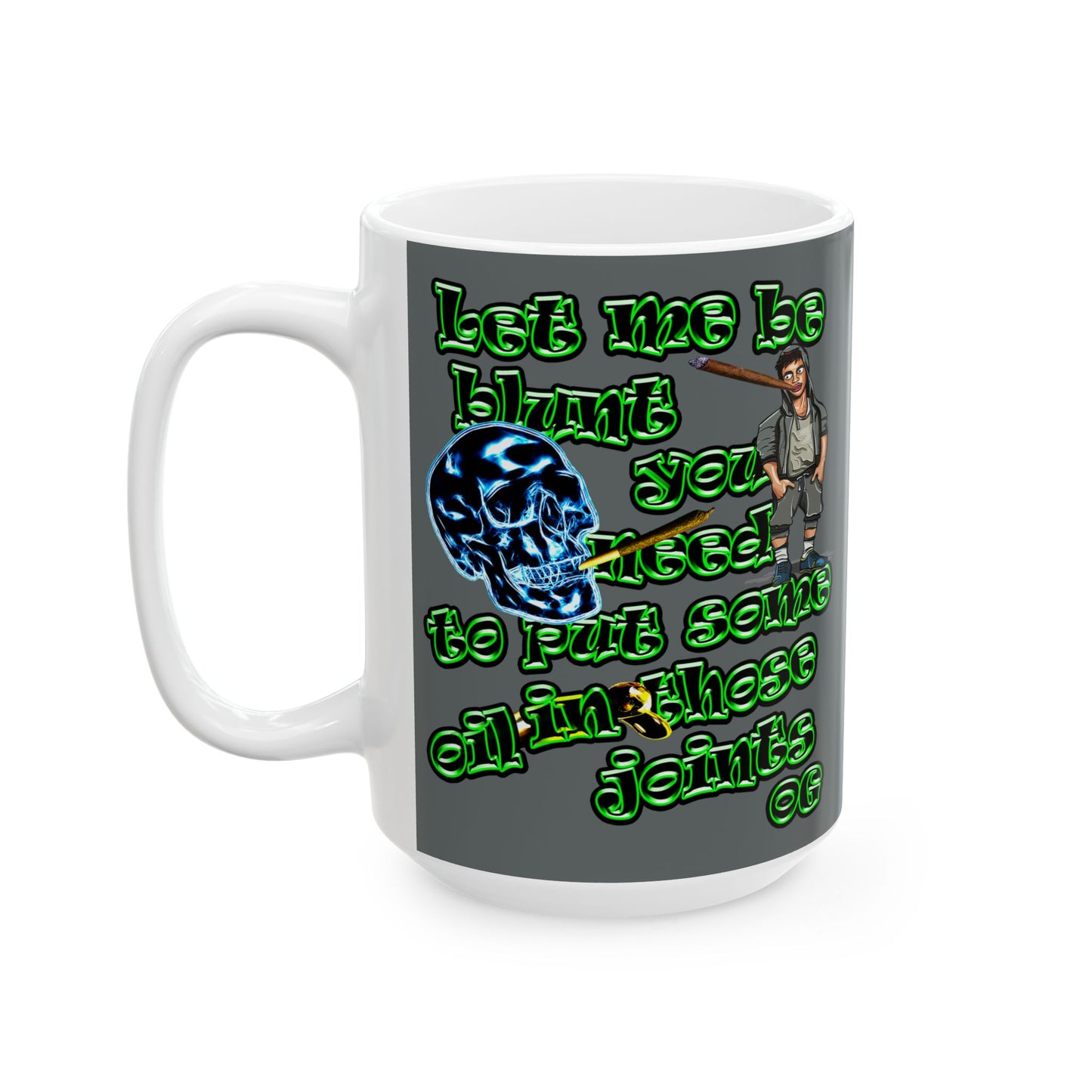 og - White Mug (dark grey)