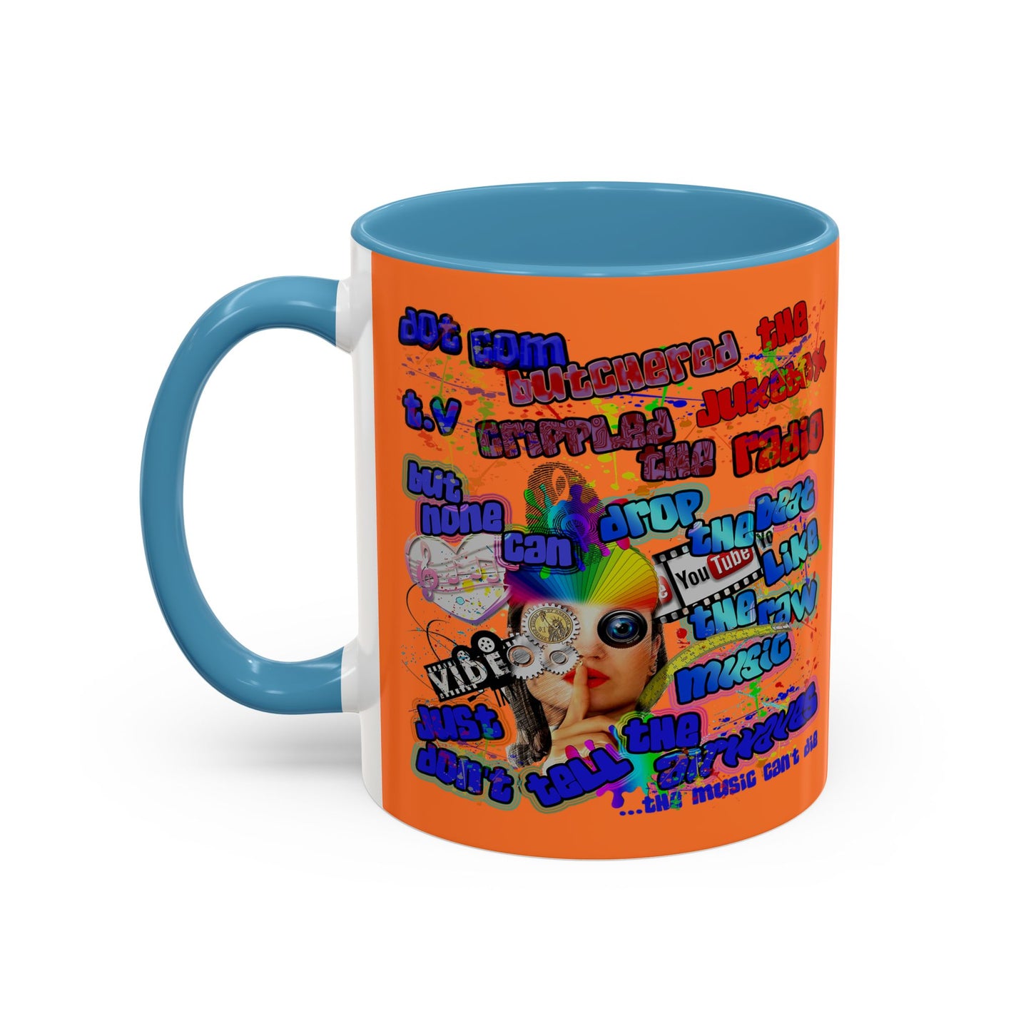 drop the beat - Accent Mug (crusta)