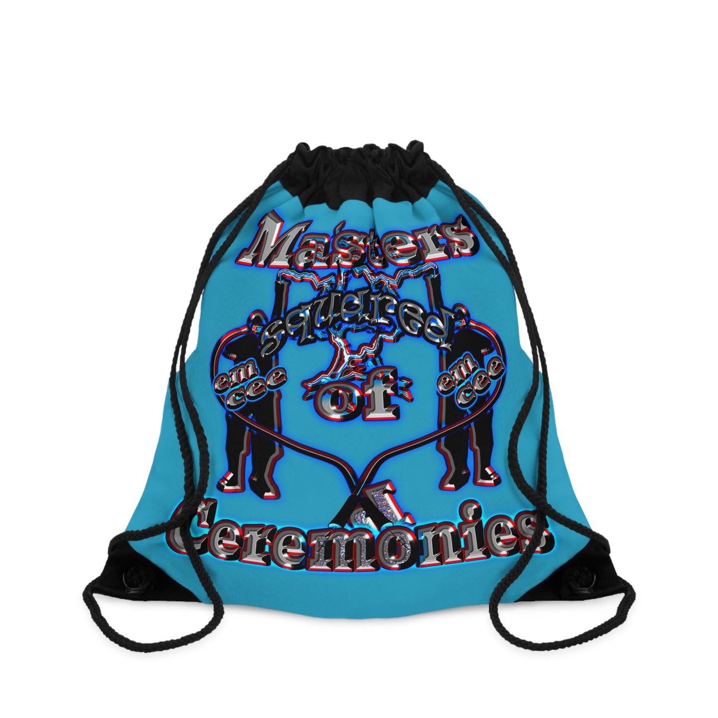 em cee squared - Drawstring Bag (turquoise)
