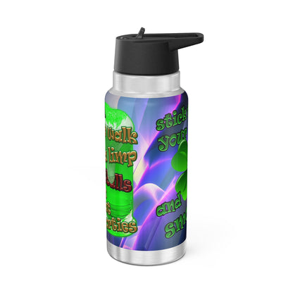 celtics logo - Gator Tumbler, 32oz  (grey-pink wave)