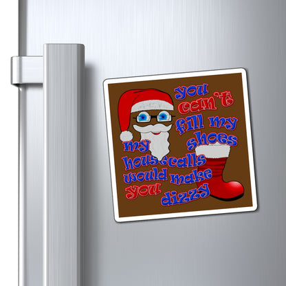 santa's shoes - Magnets - (brown)