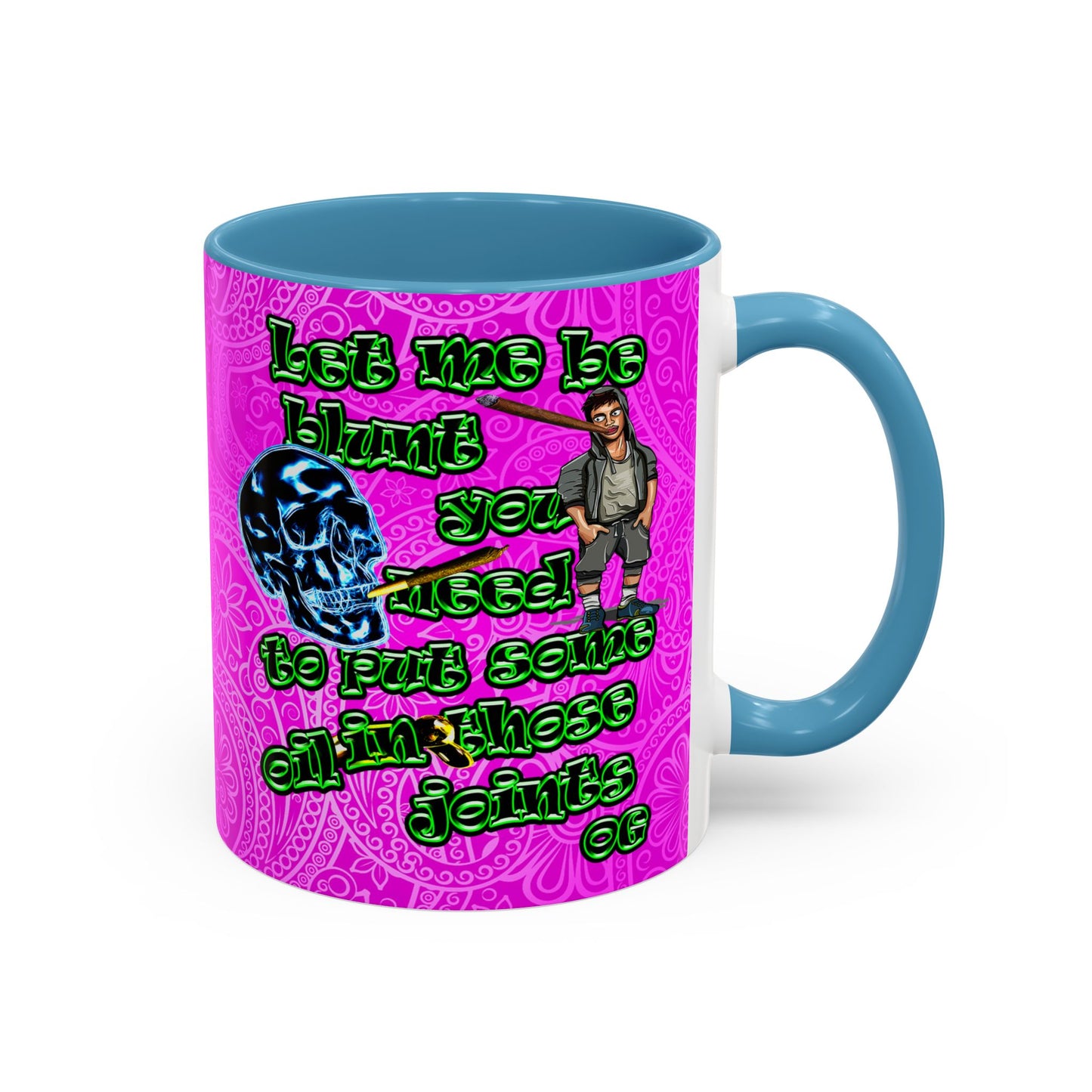 og - Accent Mug (pink swirl)