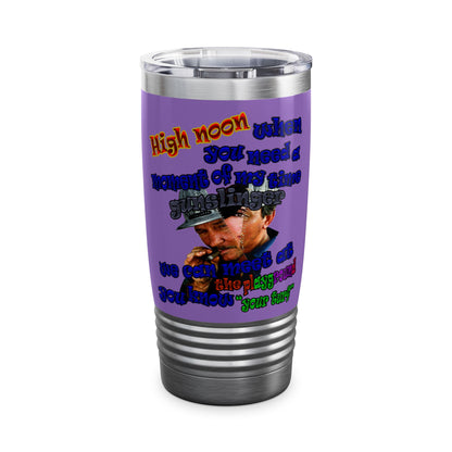 high noon - Ringneck Tumbler, 20oz (light purple)