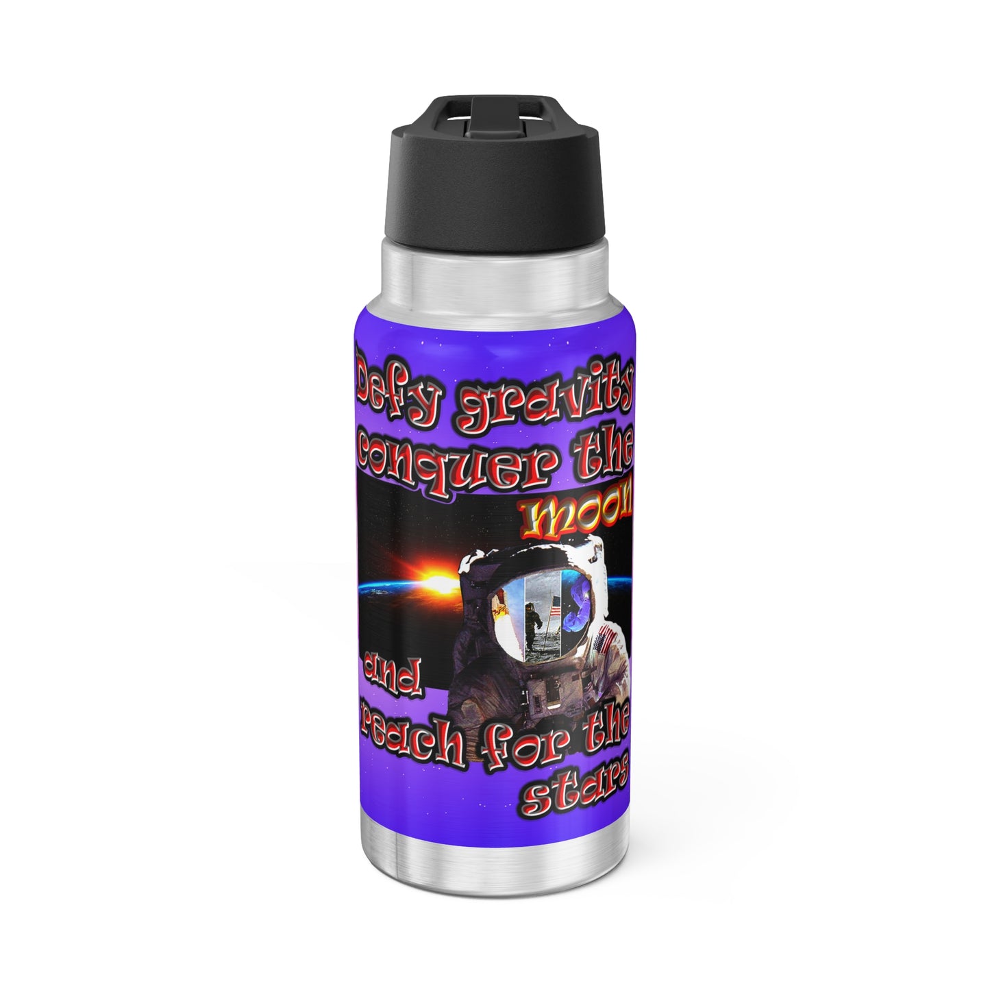 defy conquer reach - Gator Tumbler, 32oz  (purple-pink wave)