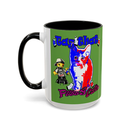tag that - Accent Mug (green)