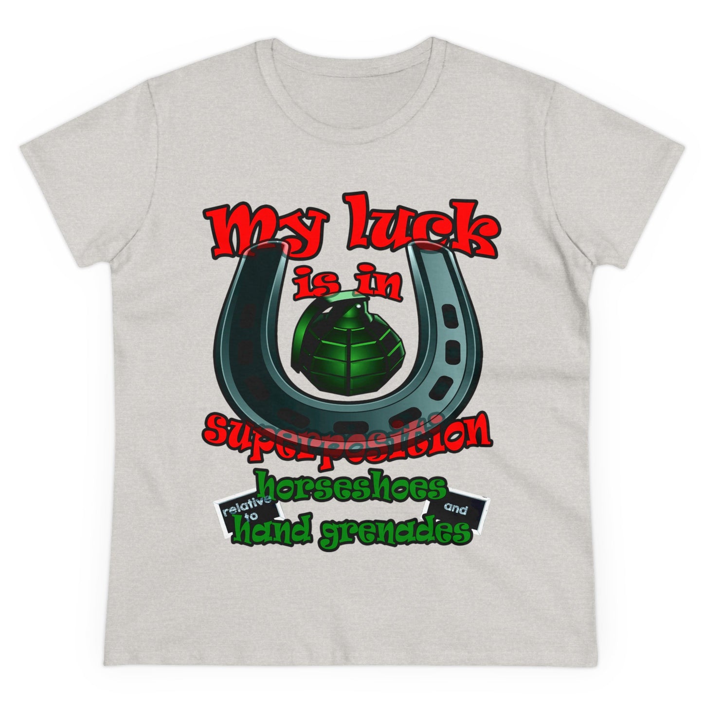 my luck - Women's Midweight Cotton Tee