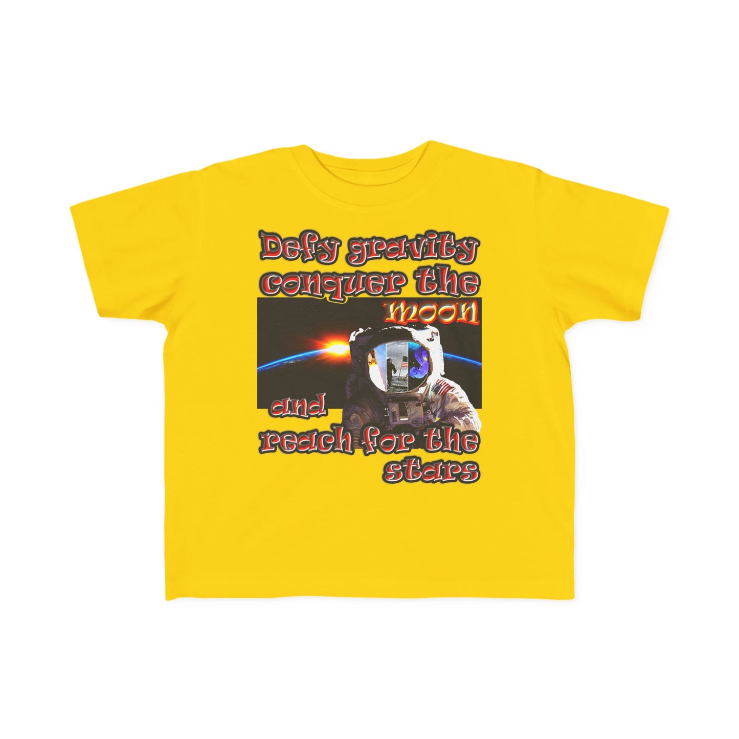 defy conquer reach - Toddler's Fine Jersey Tee