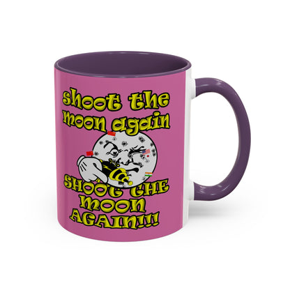 shoot the moon again - Accent Mug (light pink)