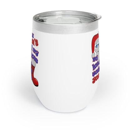 santa's shoes - Chill Wine Tumbler