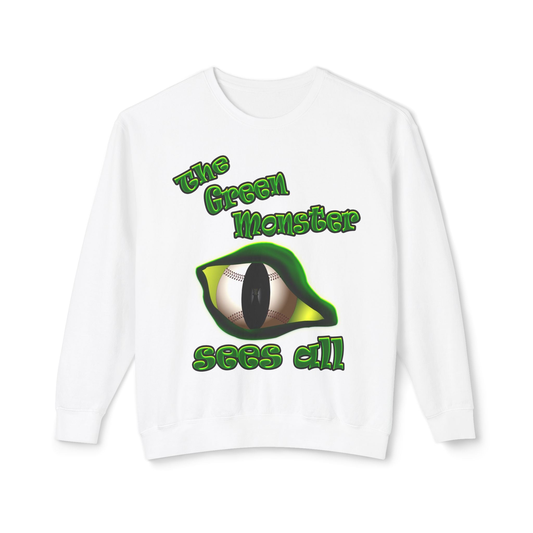 green monster - Unisex Lightweight Crewneck Sweatshirt