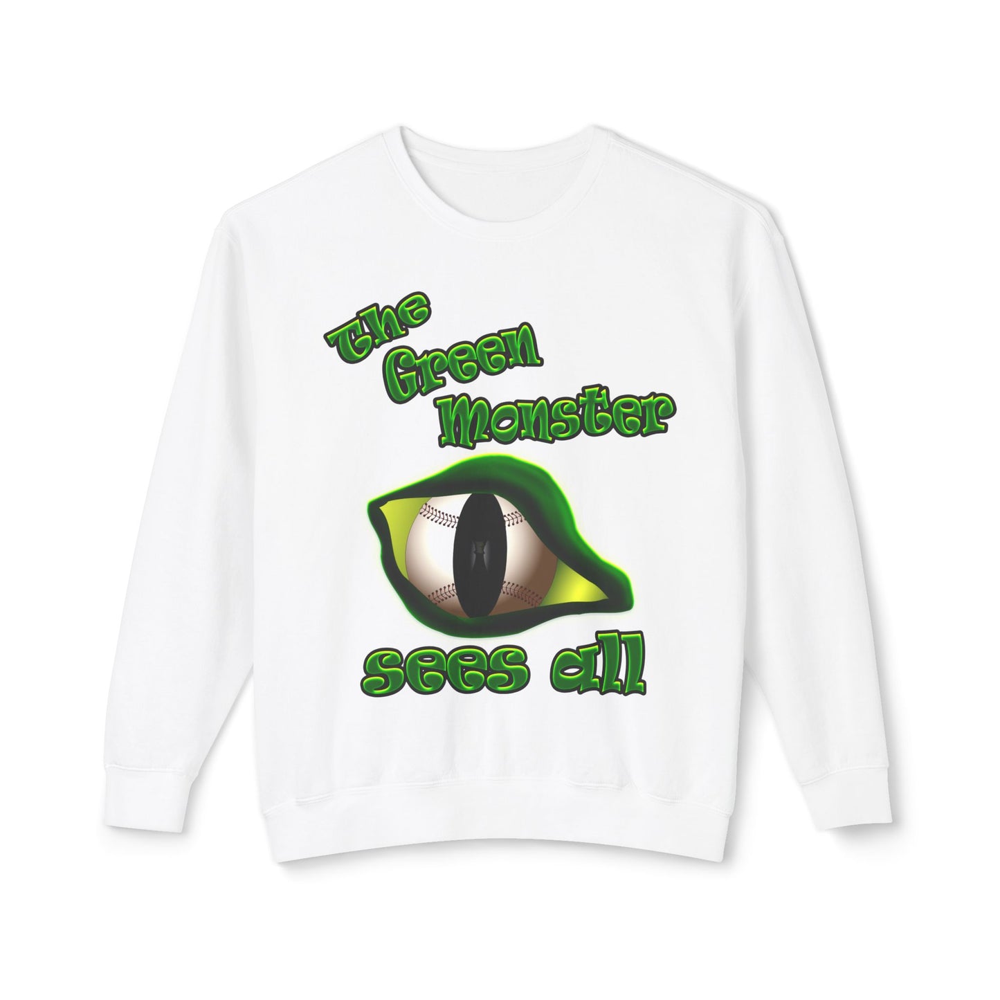 green monster - Unisex Lightweight Crewneck Sweatshirt