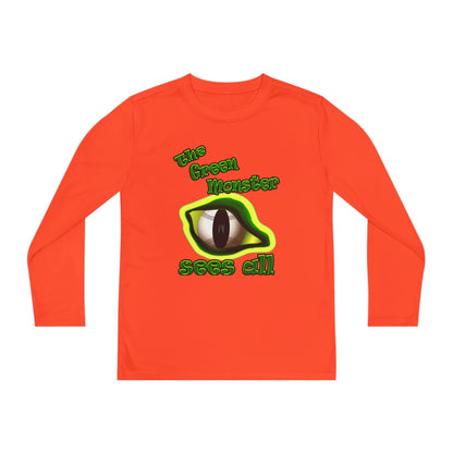 green monster - Youth Long Sleeve Competitor Tee