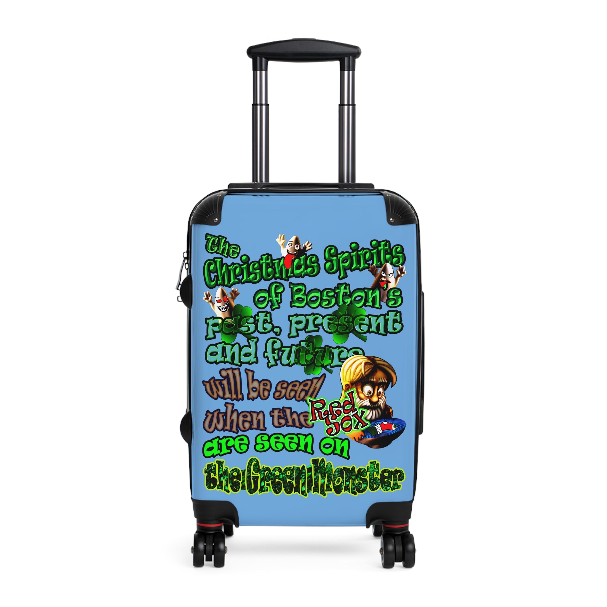 christmas spirits of boston - Suitcase (light blue)