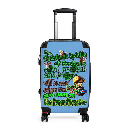 christmas spirits of boston - Suitcase (light blue)