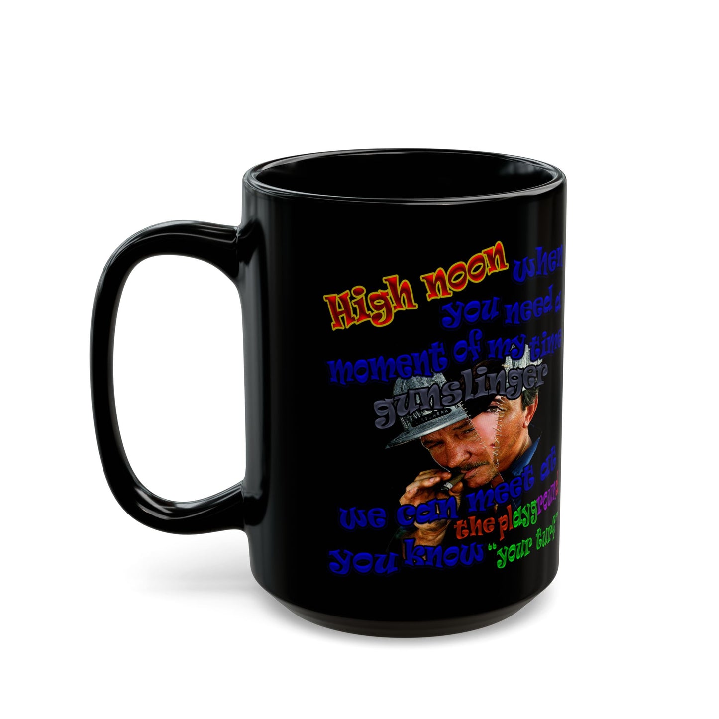 high noon - Black Mug (black)