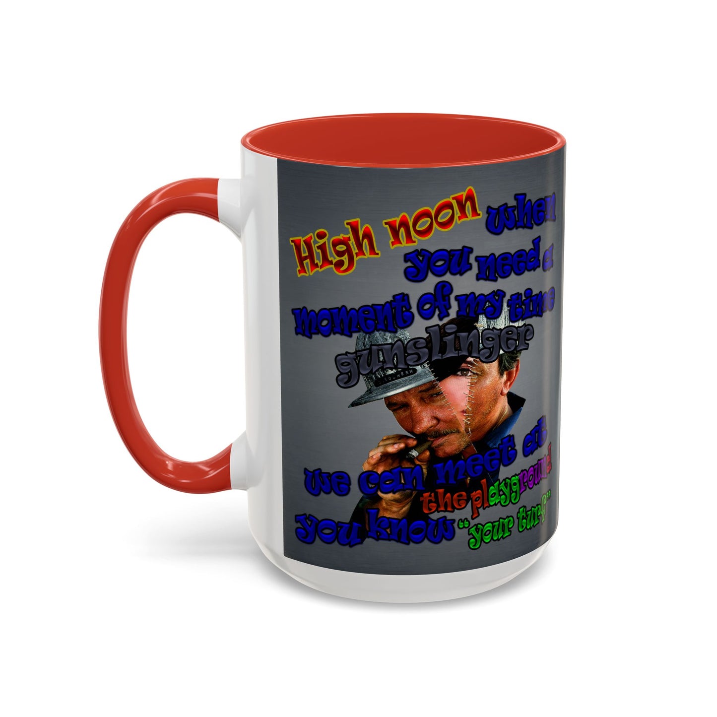 high noon - Accent Mug (grey-light grey)