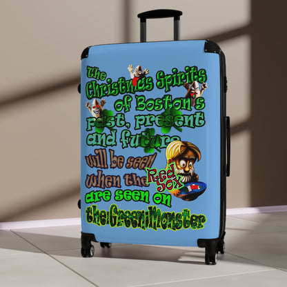 christmas spirits of boston - Suitcase (light blue)