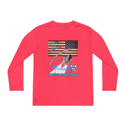 shoot for the stars - Youth Long Sleeve Competitor Tee