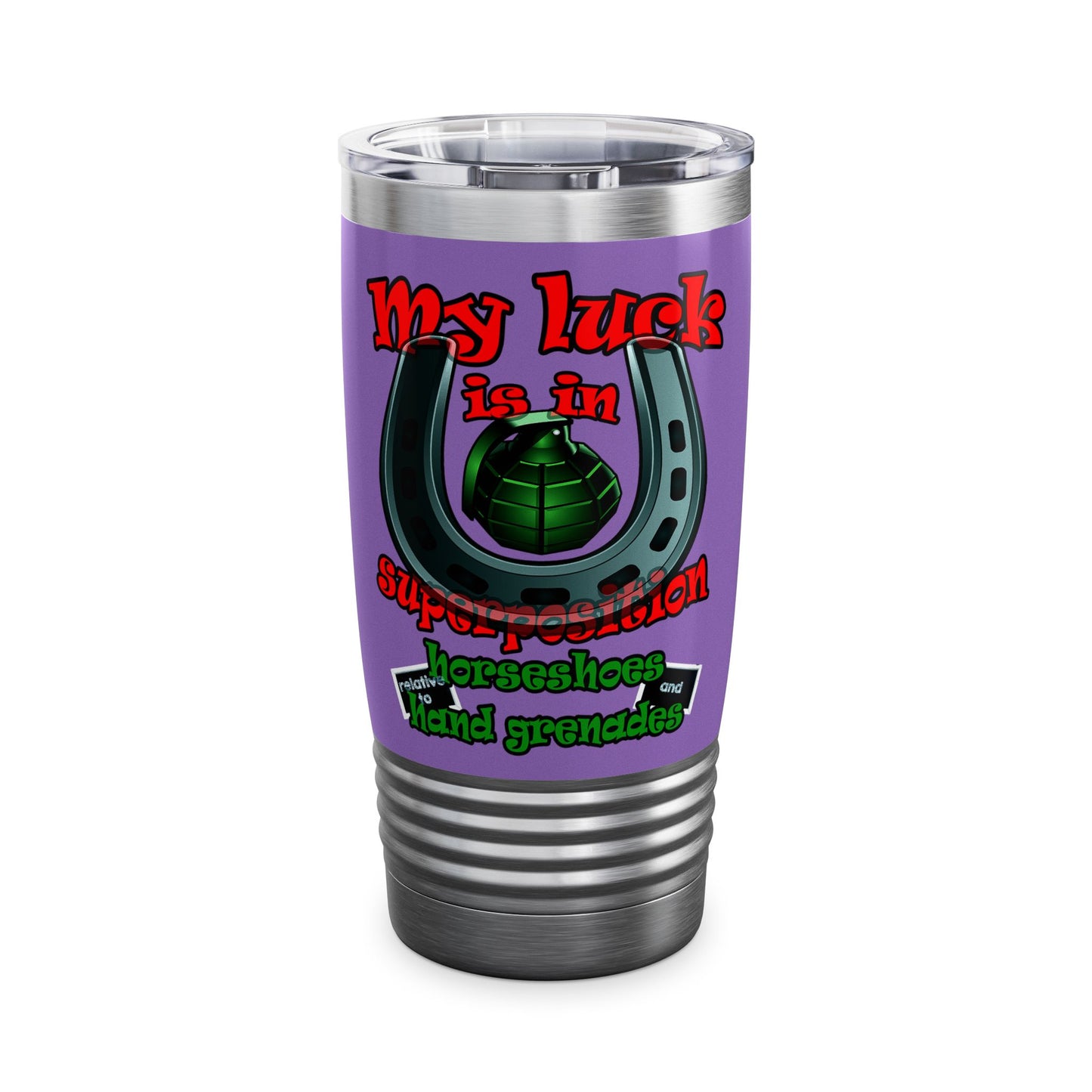 my luck - Ringneck Tumbler, 20oz (light purple)