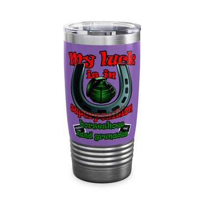 my luck - Ringneck Tumbler, 20oz (light purple)