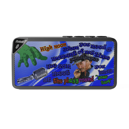 high noon - Jabba Bluetooth Speaker (blue-white wave)