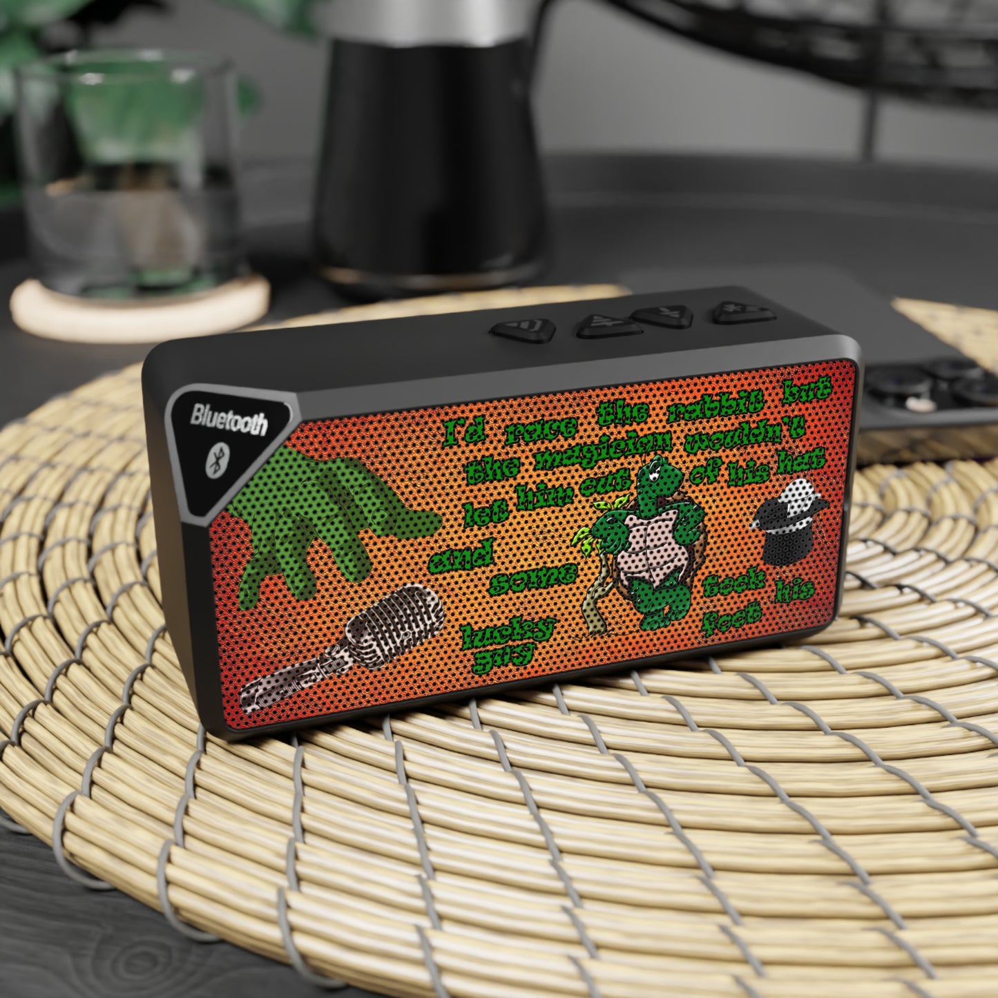 turtle race - Jabba Bluetooth Speaker (burnt orange)