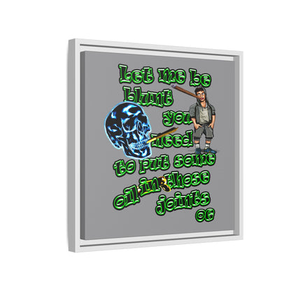 og - framed canvas art (grey)