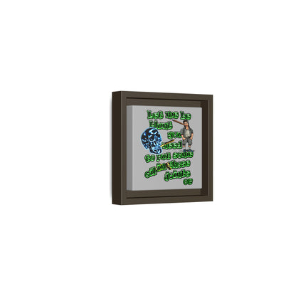og - framed canvas art (light grey)