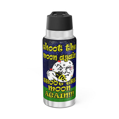 shoot the moon again - Gator Tumbler, 32oz  ('snoops' background)