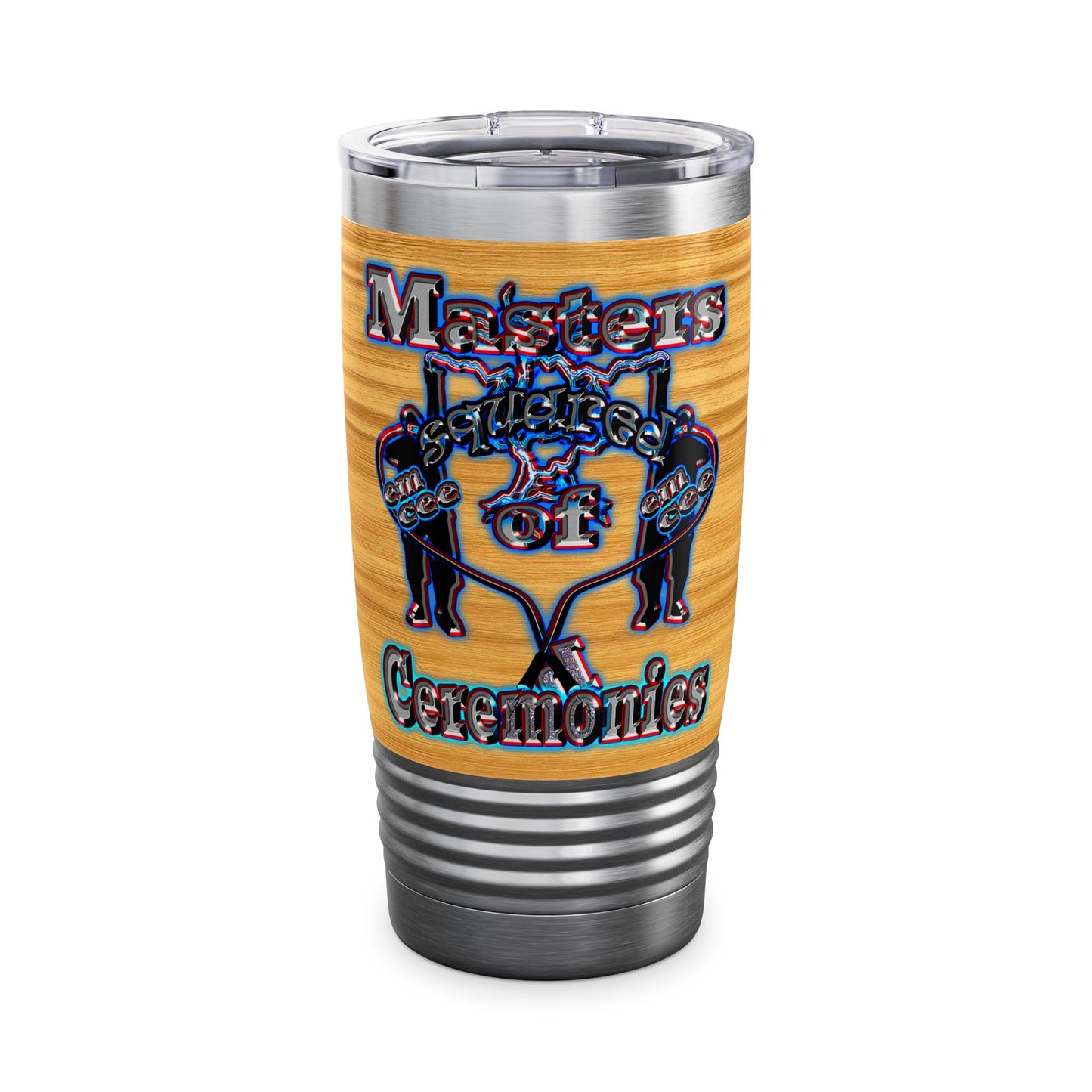 em cee squared - Ringneck Tumbler, 20oz (butterscotch wood finish)
