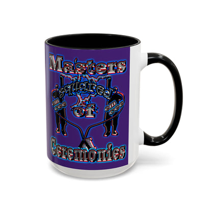 em cee squared - Accent Mug (purple)