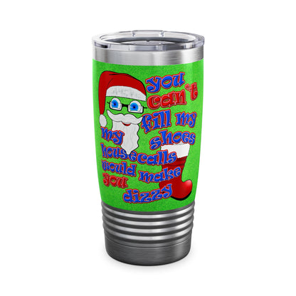 santa's shoes - Ringneck Tumbler, 20oz (green turf)