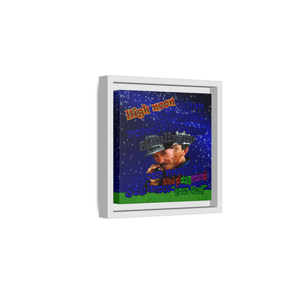high noon - framed canvas art ('snoops' background)